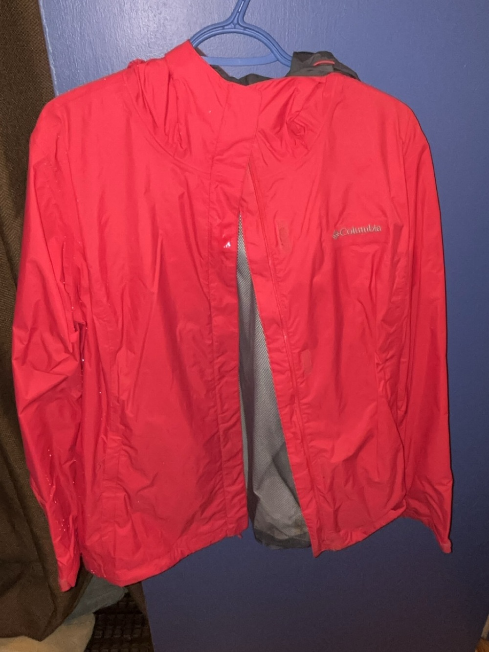 Columbia Women's Bright Red Hooded Ski Jacket